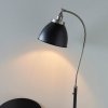 Czarna lampa podłogowa metalowa regulowany klosz retro industrialna klasyczna uniwersalna Franklin 98753 ENDON